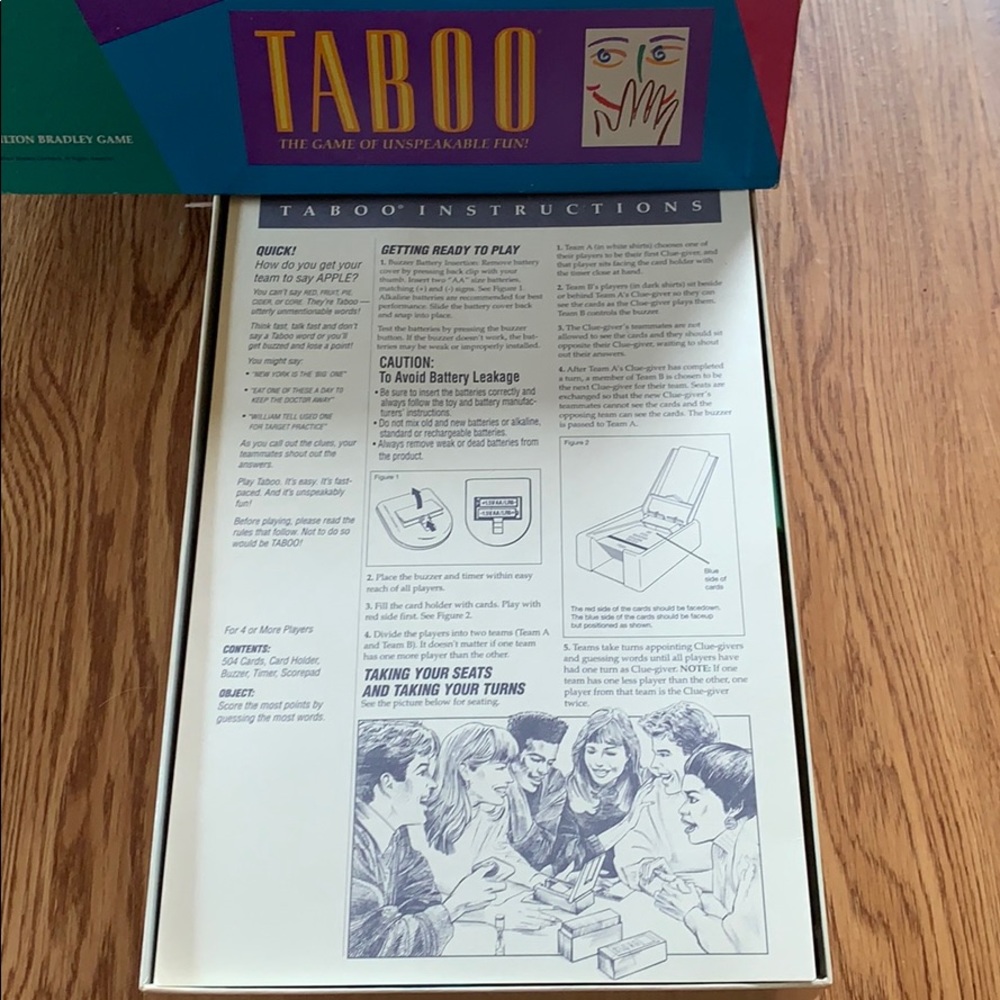 TABOO The Game of Unspeakable Fun (Collectible) - Picture 4 of 8